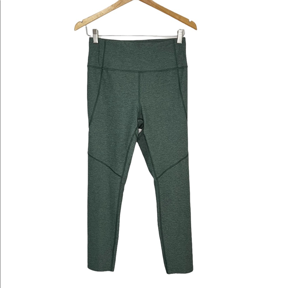 Outdoor Voices Mid Rise Leggings Green Activewear Workout Yoga Women's Medium